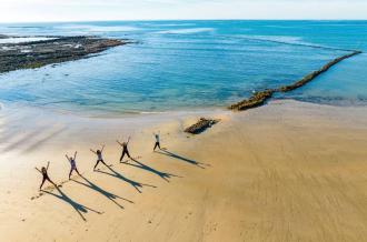 Yoga à la Plage