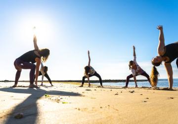 Yoga à la Plage